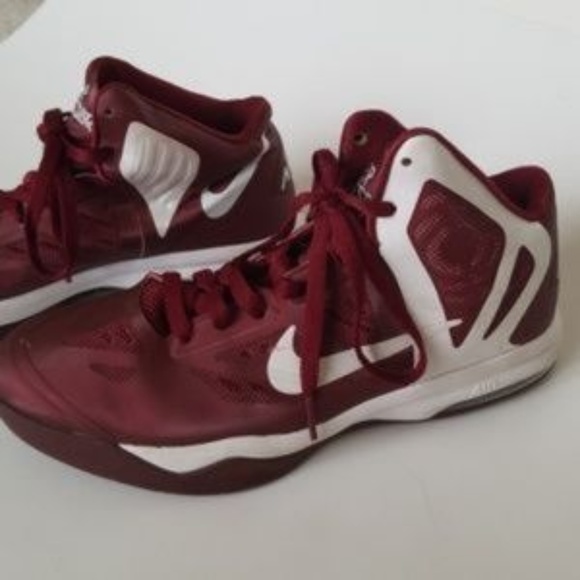 Nike Hyper Aggressor red basketball shoes- A2 - Picture 3 of 8